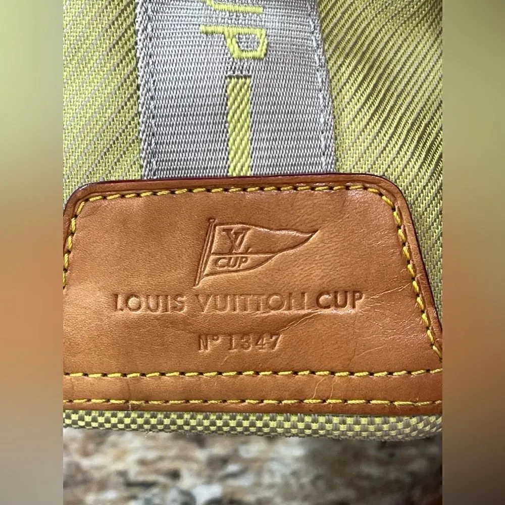 RARE Louis Vuitton 2002 Damier Geant LV Cup Volunteer Bag